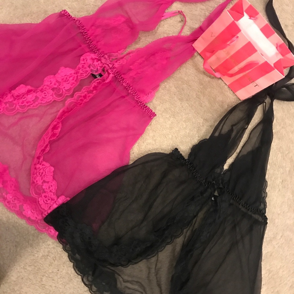 Lingerie 2 babydoll lace fredericks size M